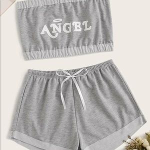 Crop top with shorts